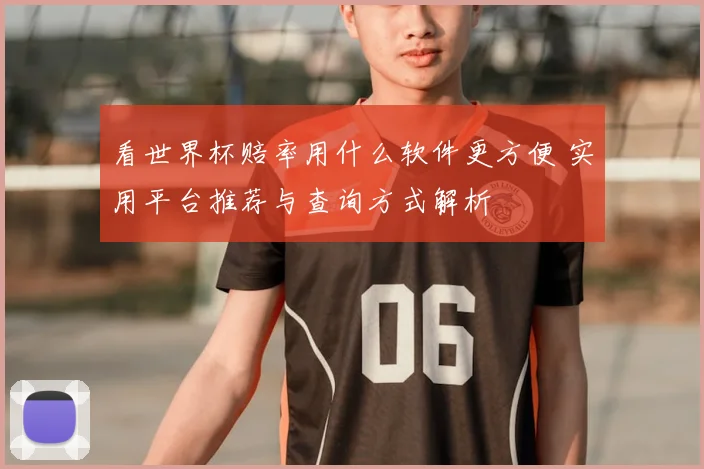 看世界杯赔率用什么软件更方便 实用平台推荐与查询方式解析